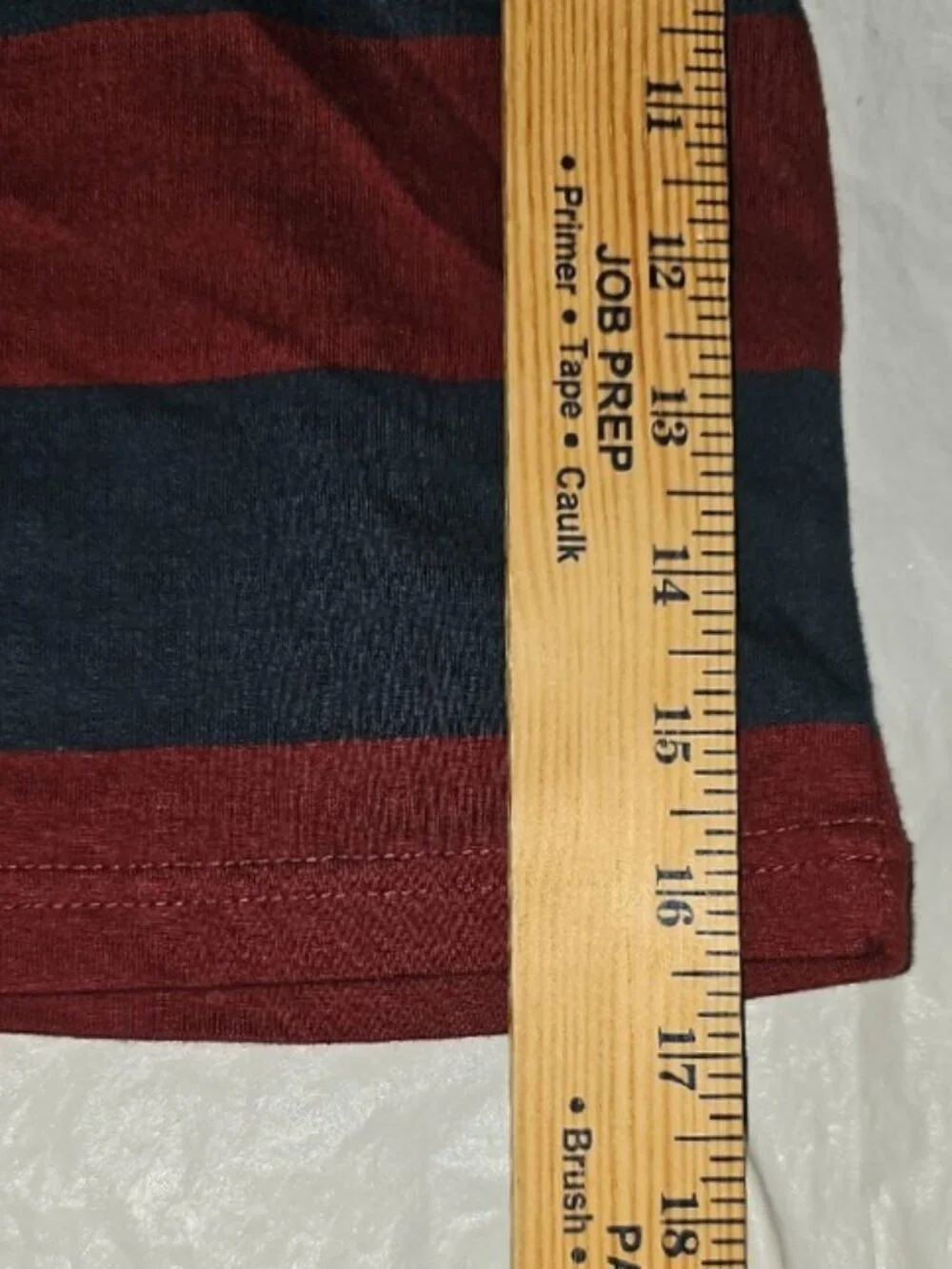 DISTORTION Boys Size 4 Collared Long-Sleeve Striped Shirt, Navy Burgundy New